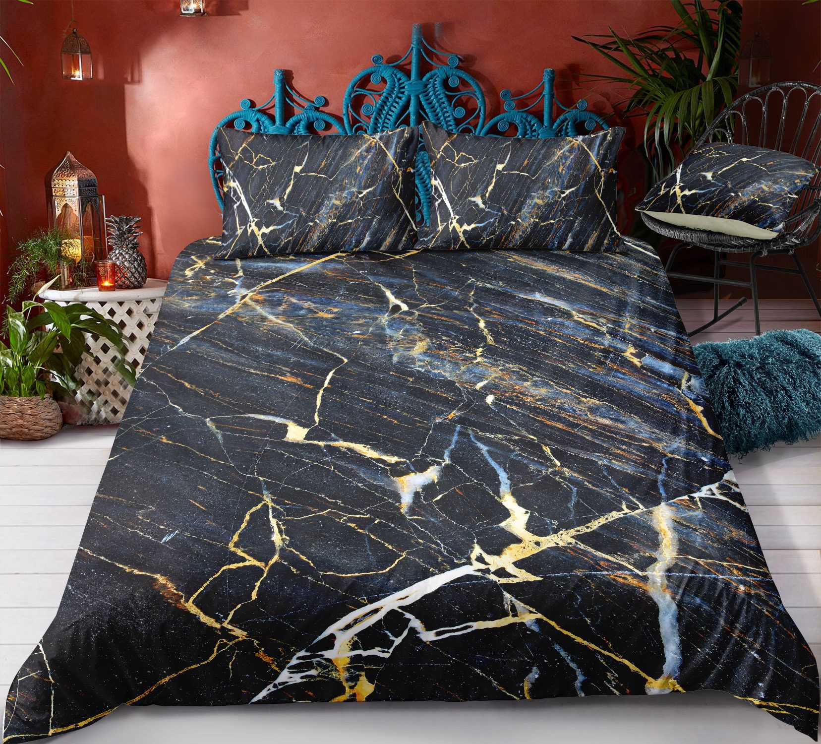 The set includes two standard shams, one embroidered decorative pillow, and a coordinating sheet set. dhgate com