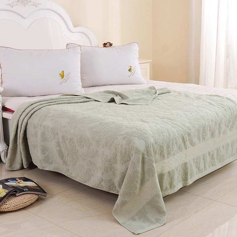 Jacquard Towel Hotel Blanket Bedspread Bedclothes Summer Baby Bedding