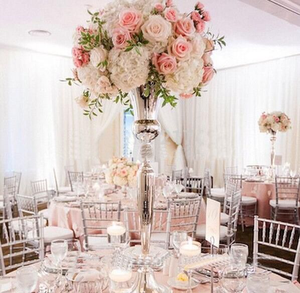 Wedding Flower Vase 78cm Tall Event Road Lead Table Centerpiece