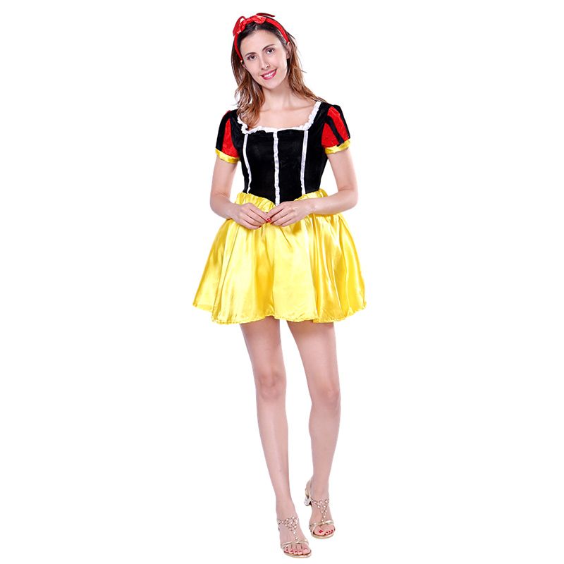 Vestidos Princesa Blancanieves Juego De Rol Navidad Cosplay Vestidos Princesa Blancanieves Juego De Rol Navidad Cosplay