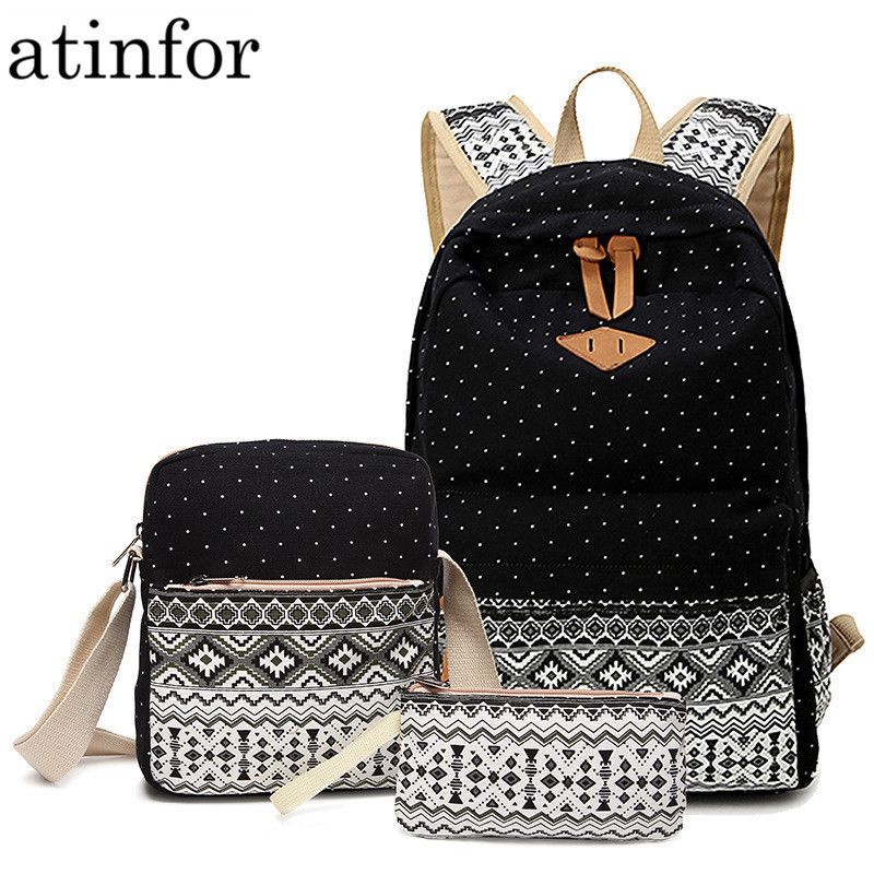 black backpack for teenage girl