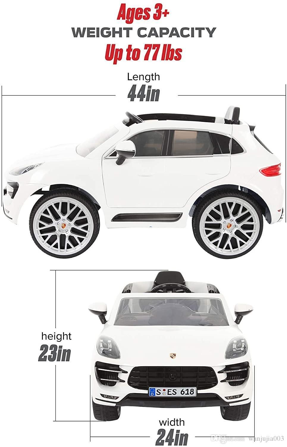 porsche macan 6v ride on
