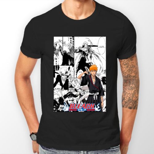 Camisetas Personalizadas Bleach Ichigo Kurosaki Anime Manga Camisetas Personalizadas Bleach Ichigo Kurosaki Anime Manga