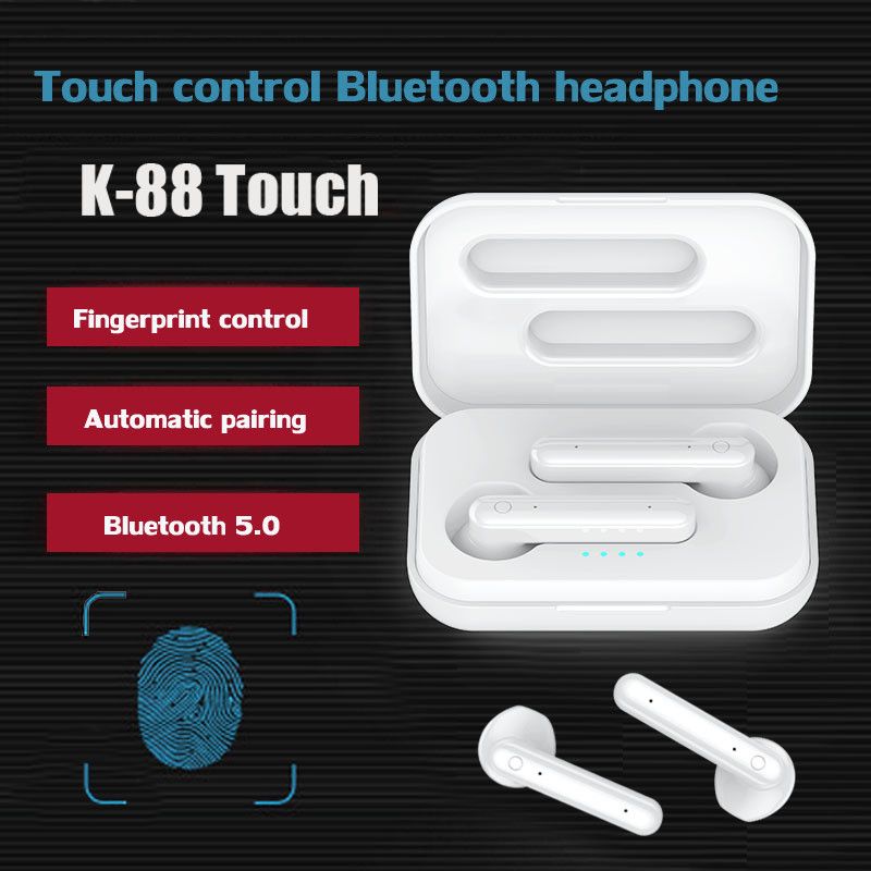 Acquistare K88 TWS Bluetooth 5.0 Cuffie Wireless Vivavoce Sport Mini  Auricolari Portatili K 88 Tws Touch Control Hifi Sound Auricolari Stereo  Economico | Consegna Veloce E Qualità | It.Dhgate