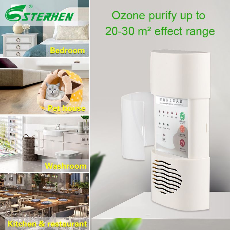 2019 Air Purifier Home Air Filter Purifier Ozone Sterilizer Wall Mounted Ozone Generator 110v 220v Air Purifier Deodorizer For Fomadehyde Removal From