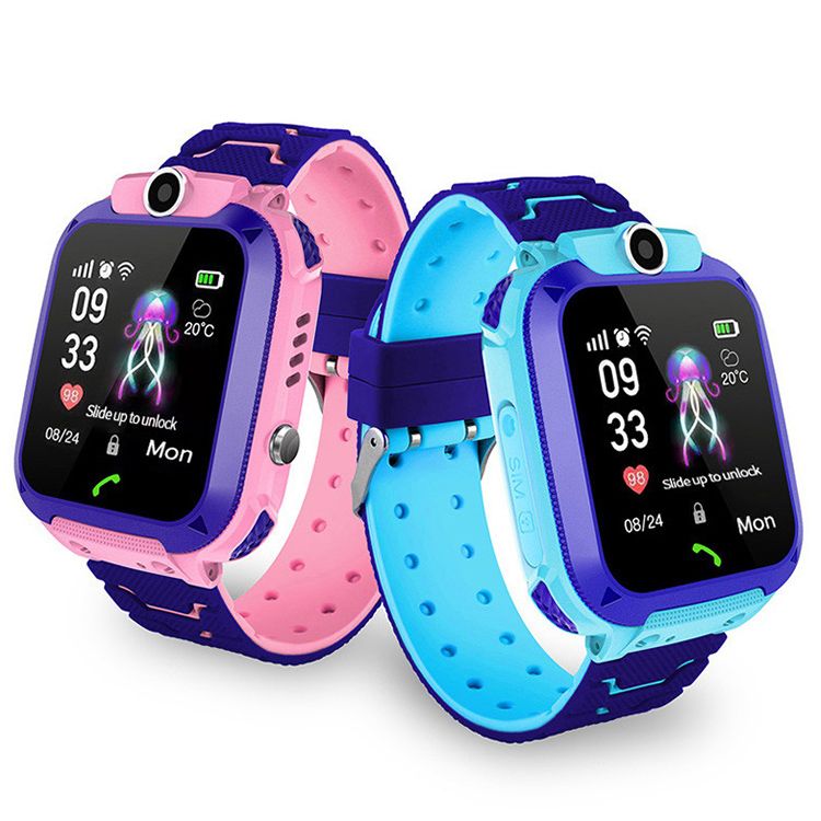 Suministro Al Por Mayor Q12 Reloj Inteligente Para Niños GPS Para Niños  Relojes De Pulsera Inteligentes Para Estudiantes Cámara De Reloj Inteligente  SOS IP67 Llamada SIM Para Android IOS Mejor Regalo PK