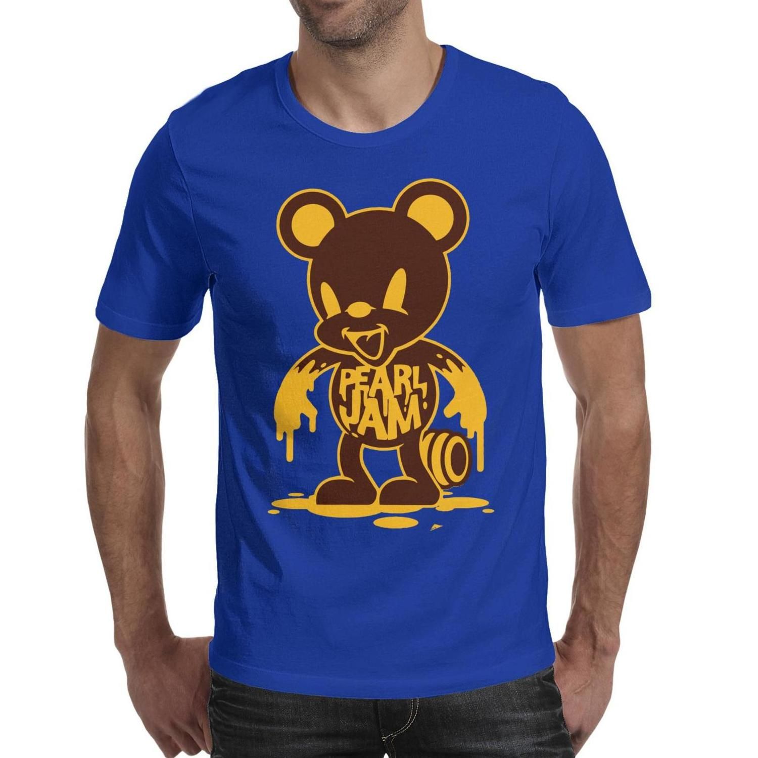 Pearl Jam Bear Black Mens T Shirts Shirt Design Graphic Designer Shirts  Friends Casual T Shirt From Supertoyou, $18.48 | DHgate.Com