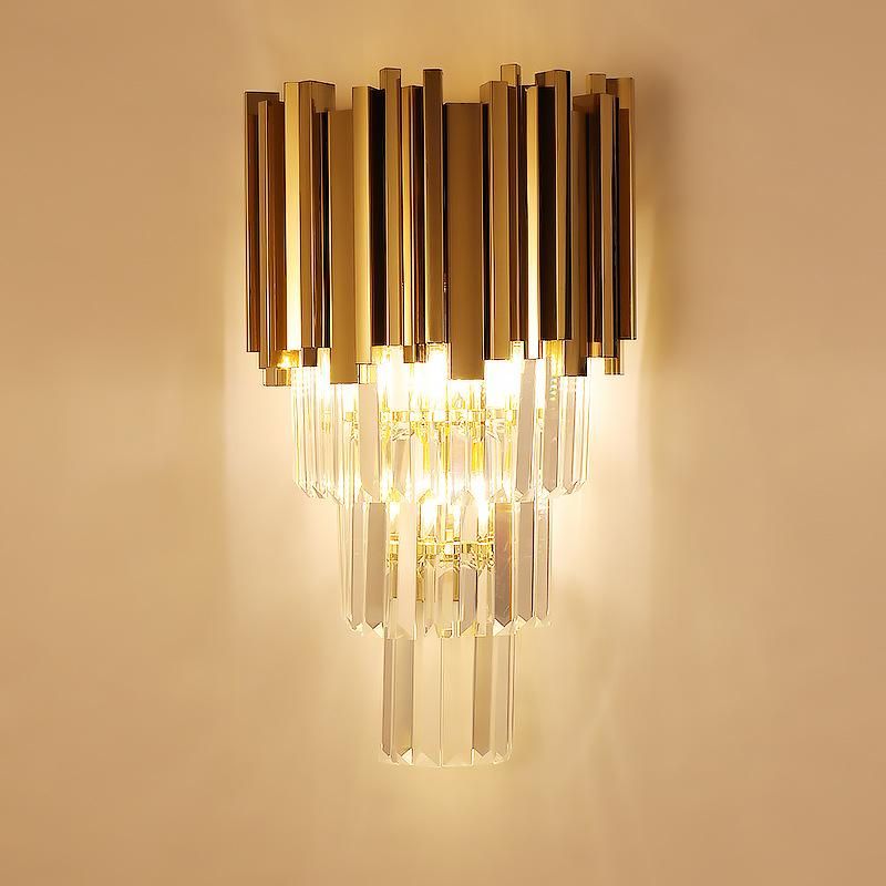 2021 Modern Wall Sconce Gold Wall Light Crystal Wall Lamp Luxury Creative Hallway Bedroom Bedside Lamp Wandlamp Luminaria From Allen668 280 36 Dhgate Com