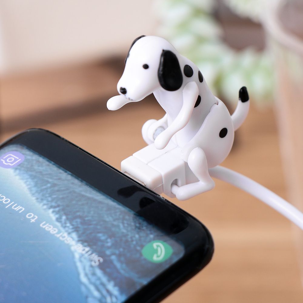 Câble de Charge de Chien Errant pour iphone Android FTIK Humping Dog Charger Type-c 1.2 M Câble de Chargeur Rapide drôle de Chien de Bosse,Smartphone Cable Charger Data foriphone Orange 
