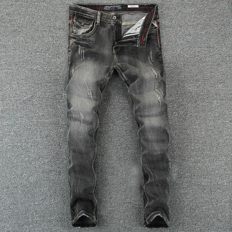 mens jeans dark grey