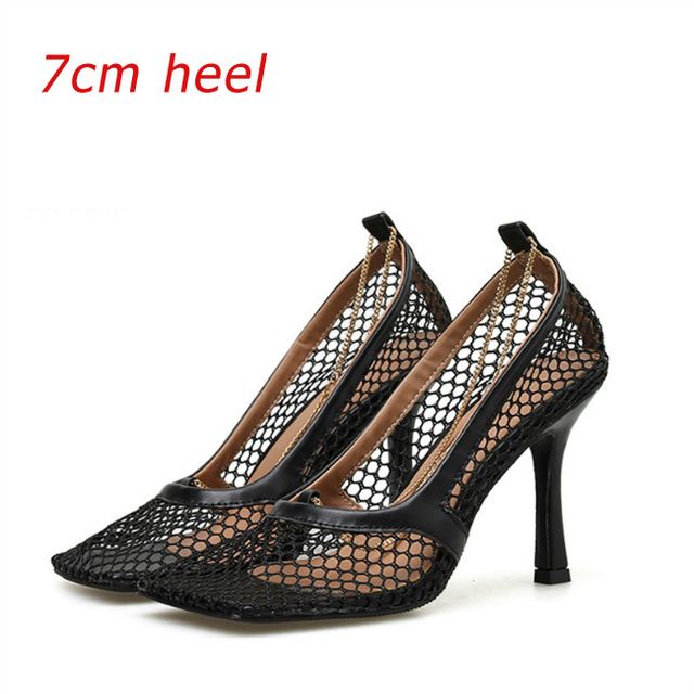 Balck 7cm Heel