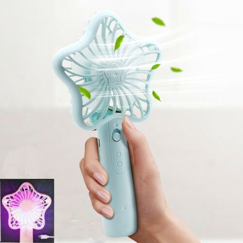 New Portable Rechargeable Fan Pocket Size Air Cooler Mini USB Handy Fan Battery