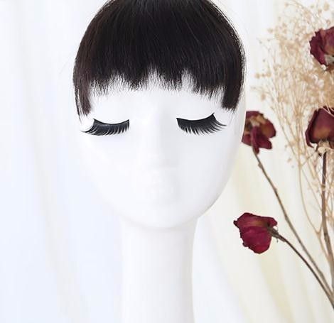 2019 2019 Synthetic Bang Natural Black Fake Fringe Clip In Bangs Long Hair Extensions With High Temperature From Super002 1 04 Dhgate Com