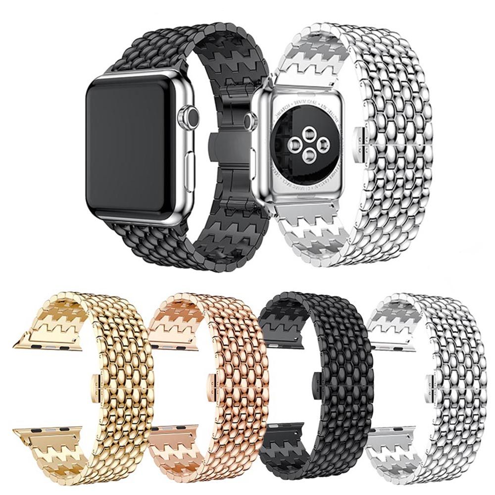 gold link apple watch band 38mm