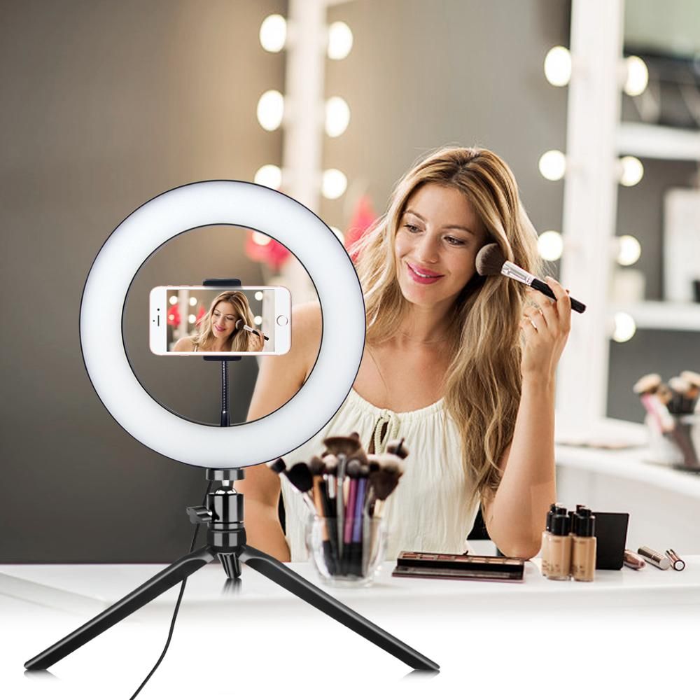 Dimmable USB Powered Selfie Светодиодные Света Кольцо Макияж Лампа Туалетный Стол Тенсистота Зеркало Свет Для Видео Живой Фото Красота Освещения I408 От 3 000 руб.