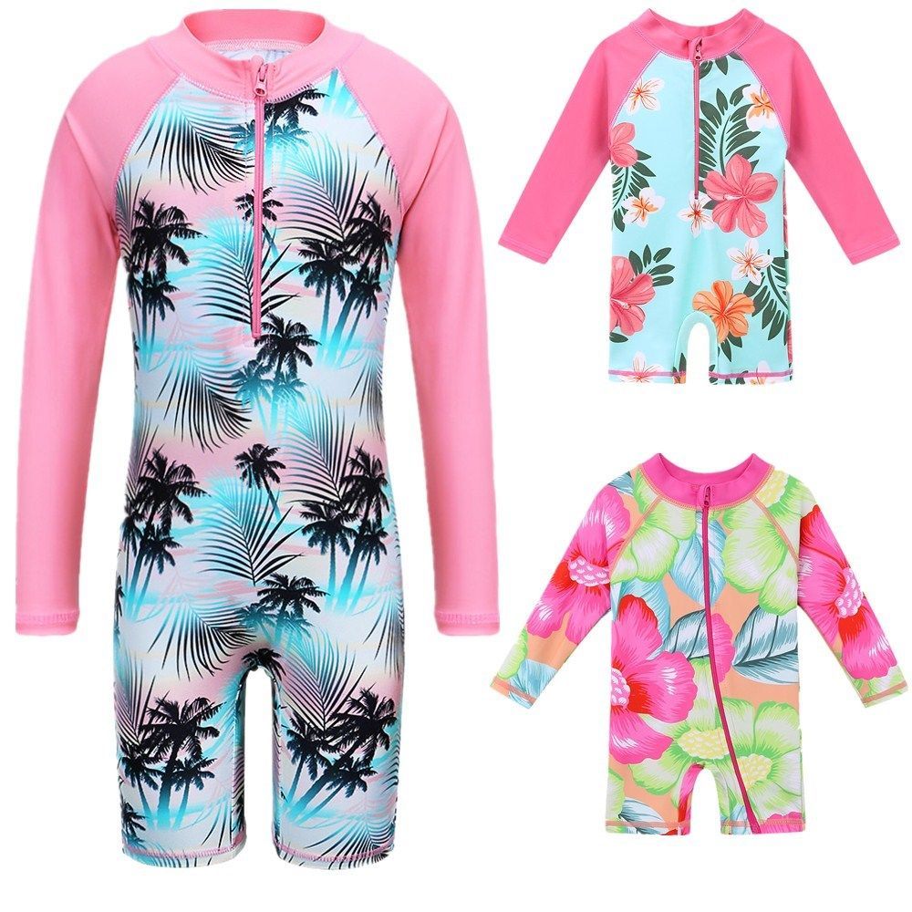 girls long sleeve bathers