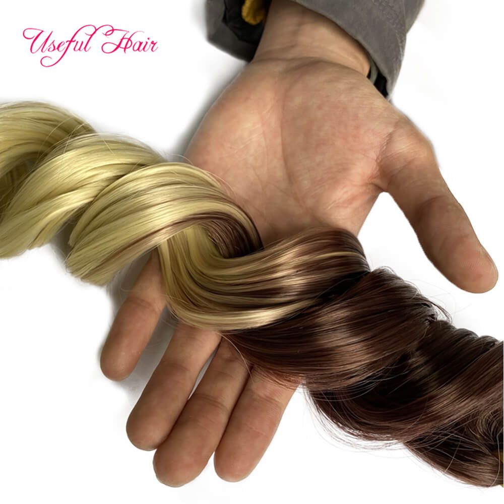 Large Curl Sea Body Braiding Hair Extensions Easy Braid Crochet Braids Long Synthetic  Hair Extensions Ombre Curly With Blonde Marley Bouncey From Useful_hair,  $2.54 | DHgate.Com