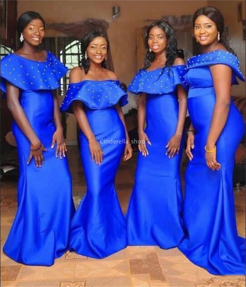 royal blue african dress