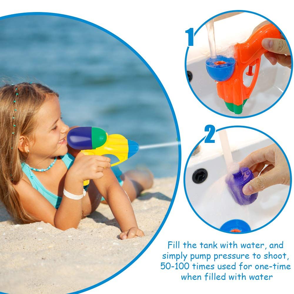 Acheter Pistolet à Eau Jouets En Plastique Pour Enfants En été Piscine Beach Party Favors Jeux De Guerre De Leau Couleur Aléatoire De 222 Du