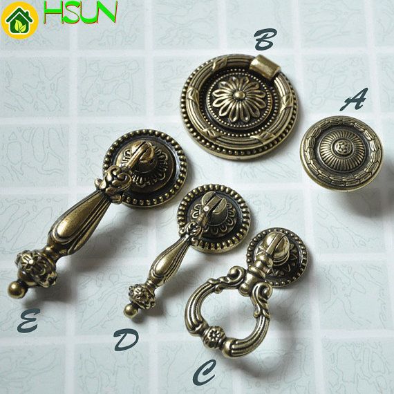 2019 Vintage Style Drawer Pull Dresser Pulls Knobs Handles