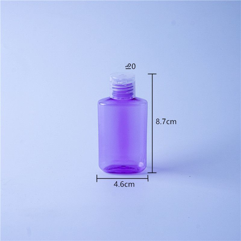 60ml green Flip cap bottle