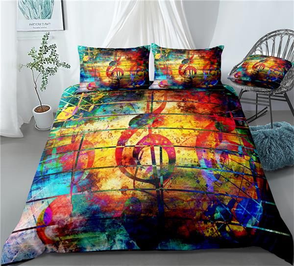 2019 High End Music Duvet Cover Sets Twin Full Queen King Size