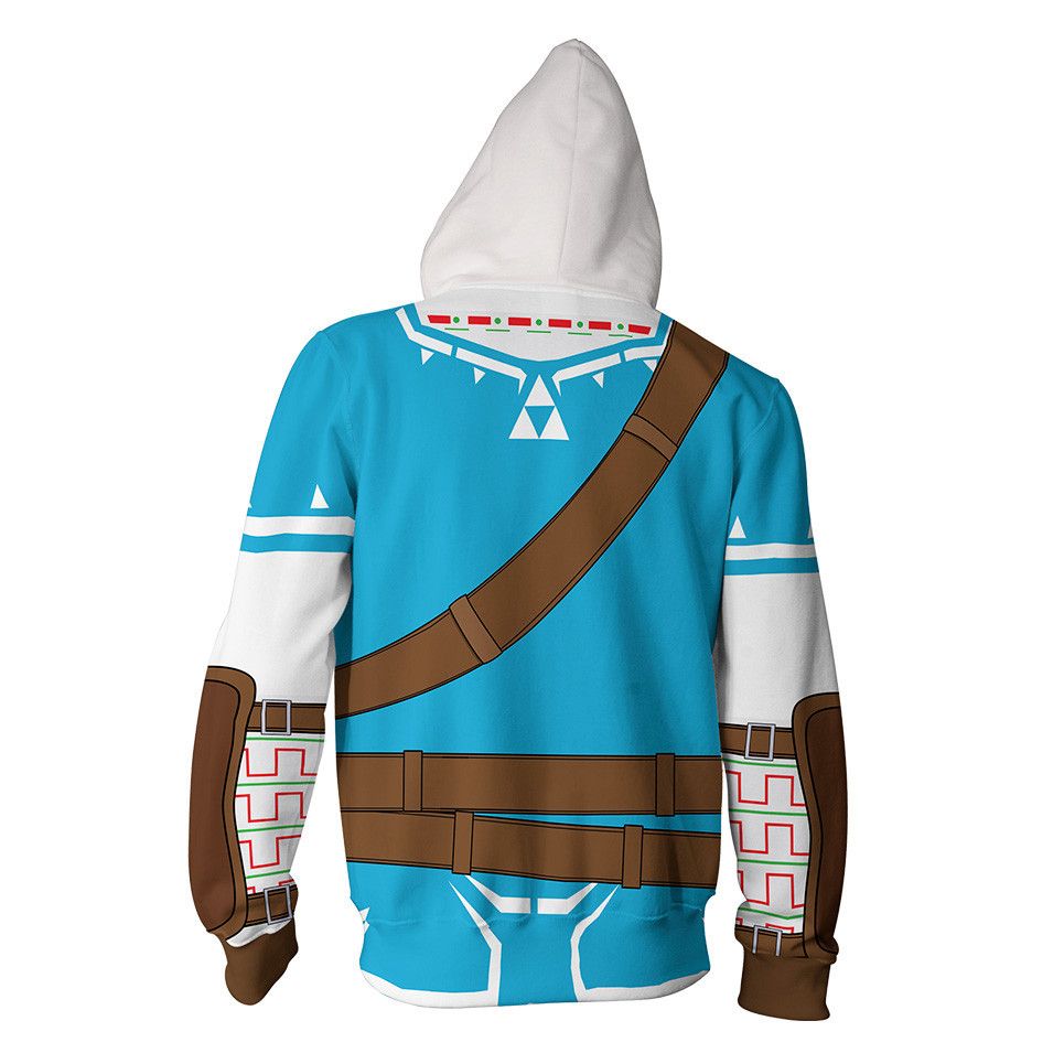The Legend of Zelda Link Champion/'s Tunic Cosplay Hoodie Pullover Sweatshirt New