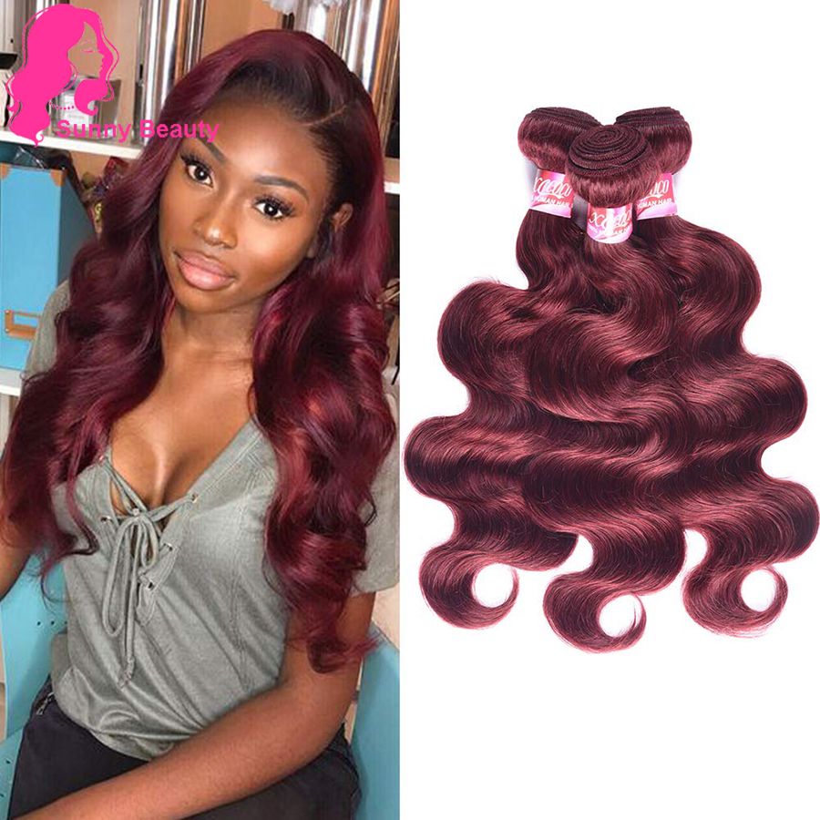 Brazilian Grade Virgin Human Hair Body Wave 3 Bundles 99J Purplish Red Hair Wefts Sexy Bodywave Burgundy Hair Weave Extensions wet wavy Brazilian Grade Virgin Human Hair Body Wave 3 Bundles 99J Purplish Red Hair Wefts Sexy Bodywave Burgundy Hair Weave Extensions wet wavy