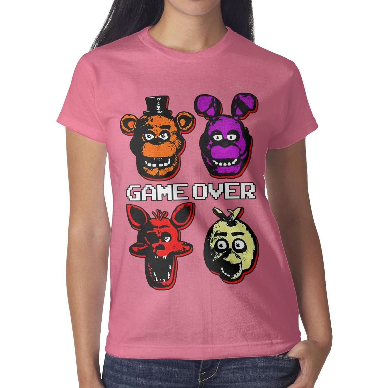 Five Nights At Freddys Game Over Four Heads Black Womens T Shirt,Shirts,T  Shirts,Tee Shirts Printing Funny Make A Friends Classic T Shirt From  Supertoyou, $18.83 | DHgate.Com