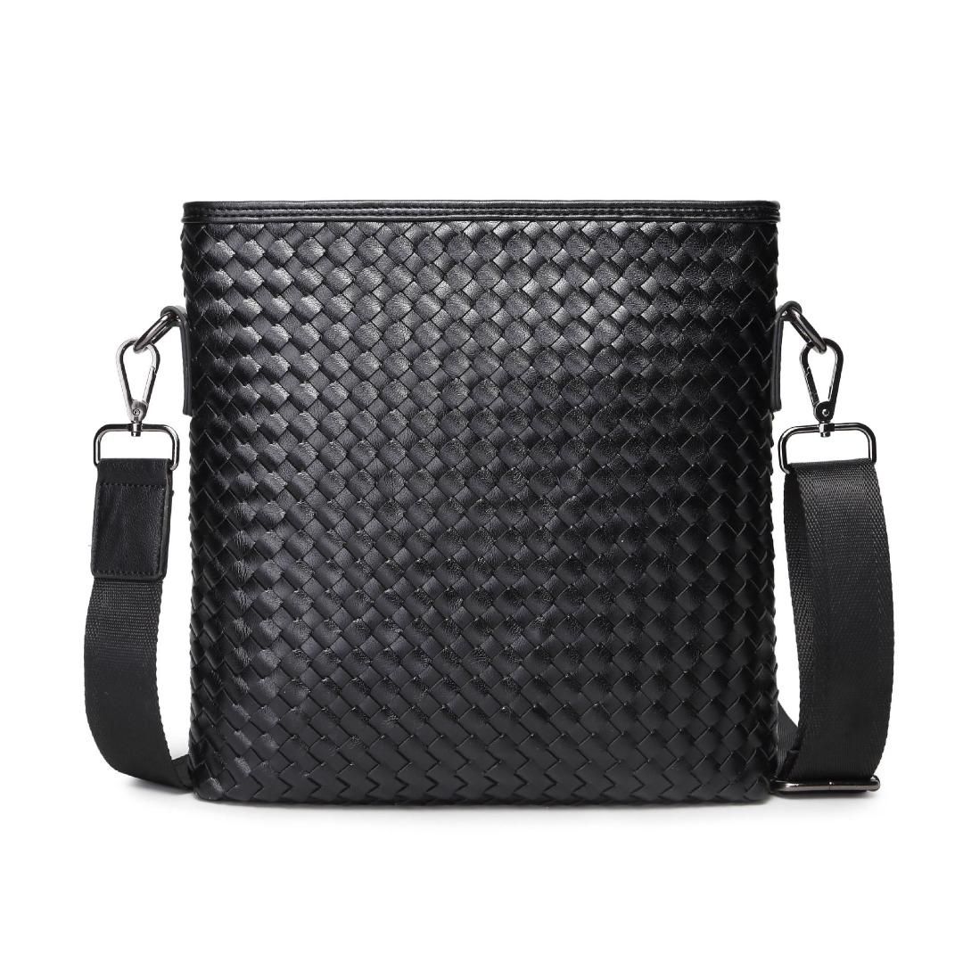 Compra Puro Bolso Tejido A Mano. Bolso Bandolera De Cuero Genuino, Bandolera  Pequeña Bolsa Cuadrada. Bolso De Mano Para Hombre Barato | Entrega Rápida Y  Calidad | Es.Dhgate