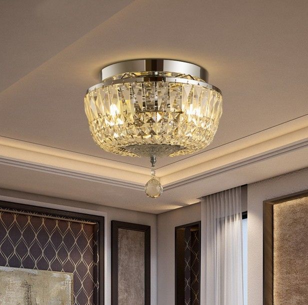Lustre design plafonnier suspendu lampe suspension pendentif projecteur cristal 