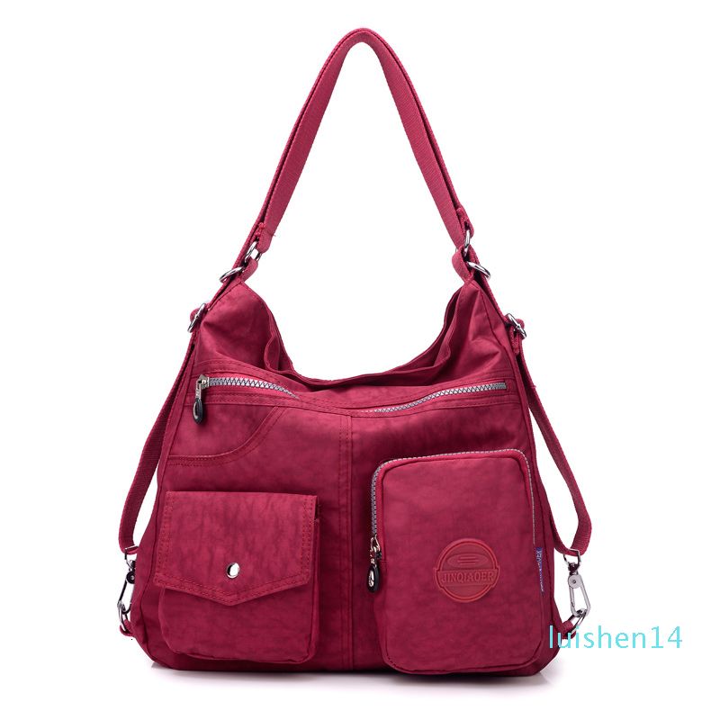 JINQIAOER Waterproof Nylon Women’s Bag Ocean Blue