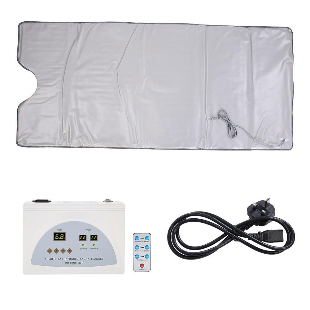 2019 New Arrival 2 Zones Far Infrared Sauna Weight Loss Body Wrap