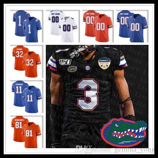 florida gators black football jersey