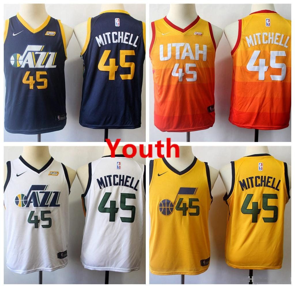 donovan mitchell orange jersey