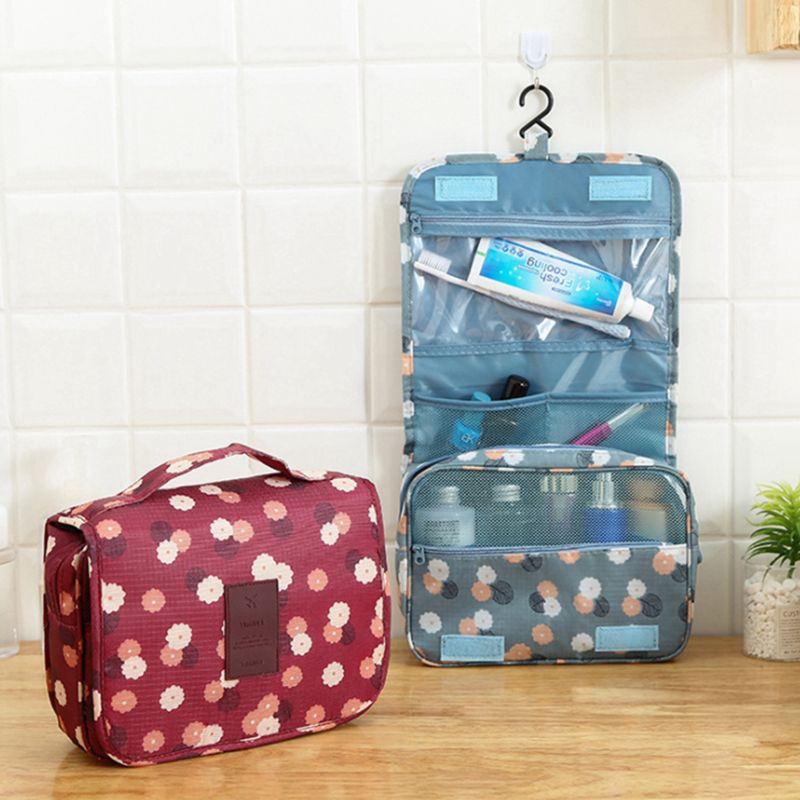 Compra Bolsas Para Colgar En El Baño Bolsas De Viaje A Prueba De Agua Bolsas  De Cosméticos Bolsa De Lavado Para Colgar De Viaje De Poliéster Organizador  De Maquillaje Barato | Entrega
