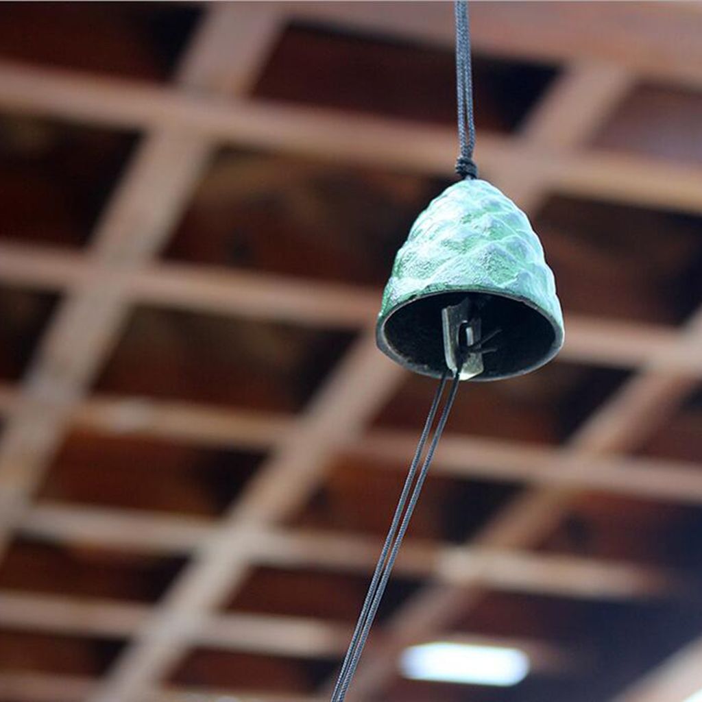 3pcs Japanese Traditional Furin Wind Chime Bell Nanbu Iron Home Garden Decor
