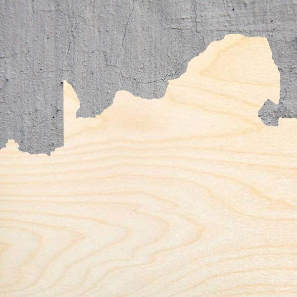 Drama Faces Laser Cut Out Wood Shape Craft Supply Unfinished