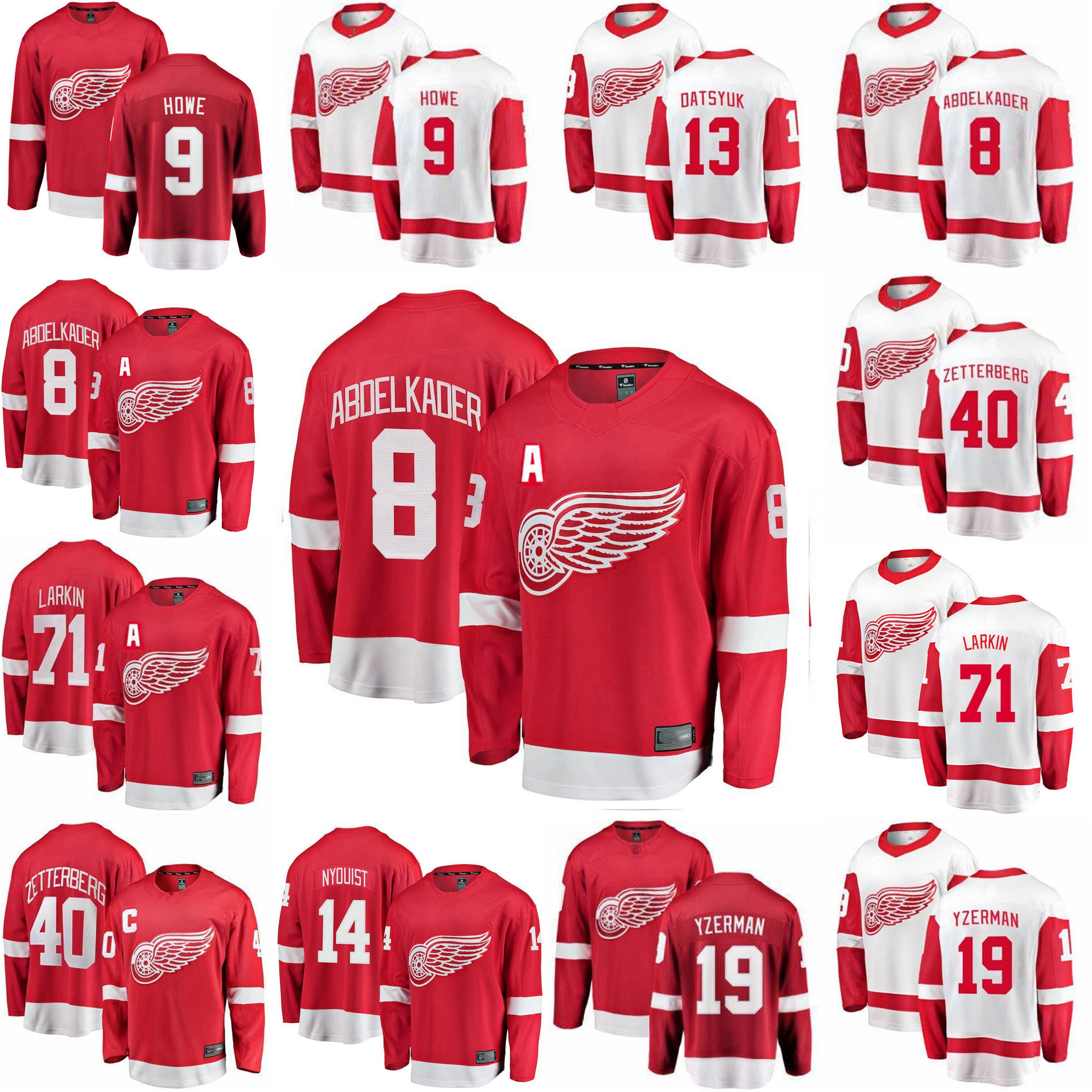 detroit red wings larkin jersey