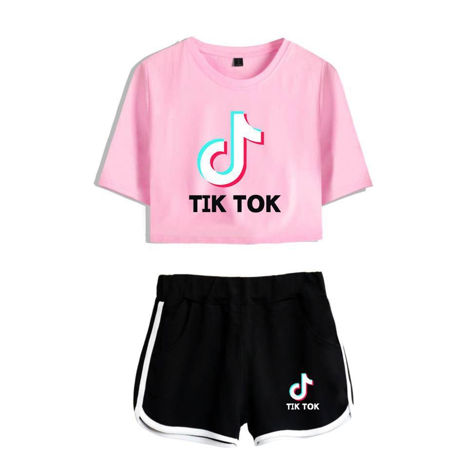 Compra Tik Tok Imprimir Niñas Y Camisetas Para Mujer De Verano Nueva  Fasahion Moda Casual Manga Corta Camiseta Pantalones Cortos Traje De Dos  Piezas Barato | Entrega Rápida Y Calidad | Es.Dhgate