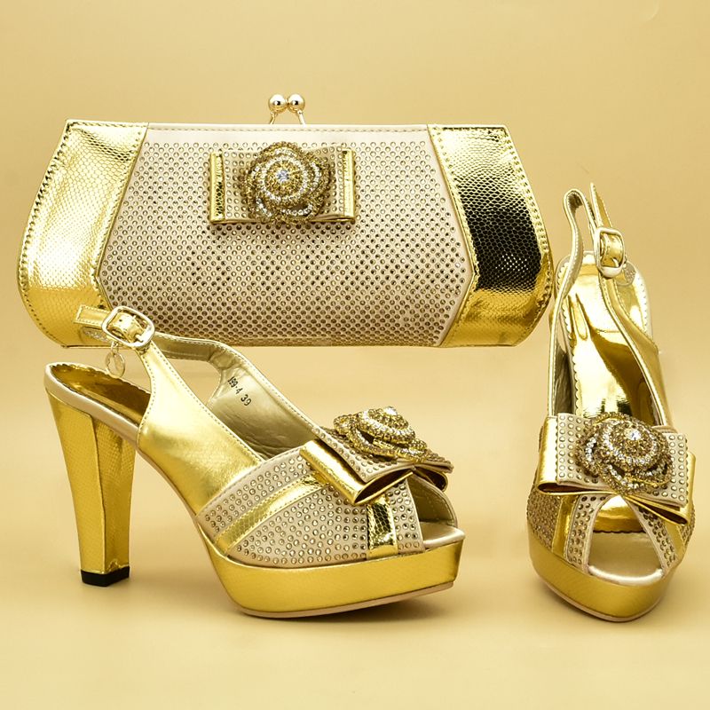 matching heels and purse