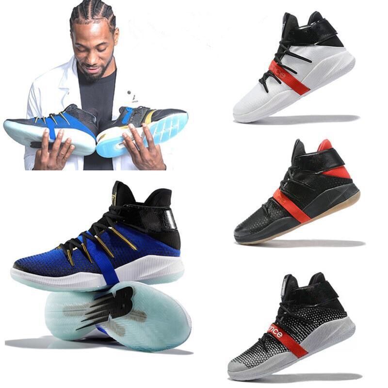 2020 New Leonard 1 2 Basketball Shoes For Mens Black White Gold Red Athletics Sneakers Top 