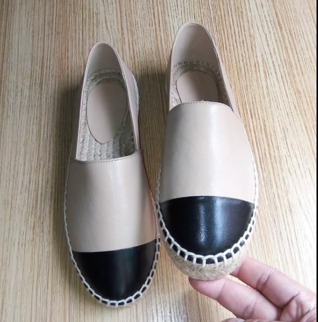 leather espadrilles shoes