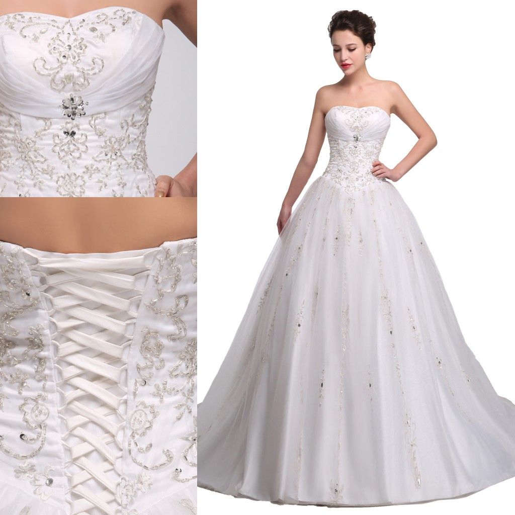 strapless wedding dresses 2019