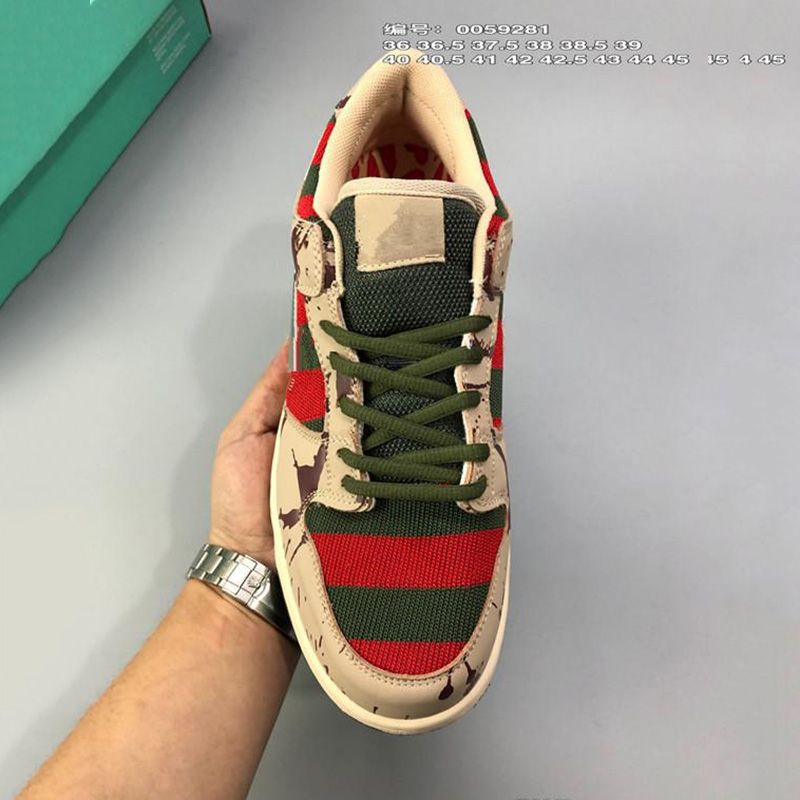 2020 SB Dunk Low PRO Freddy Krueger De Los Zapatos Corrientes De Los  Hombres De Las Mujeres Mates Entrenadores En Monopatín Informal Diseñador  De Moda Zapatillas Deportivas SIZE36 45 Por Factory_sneaker, 90,63