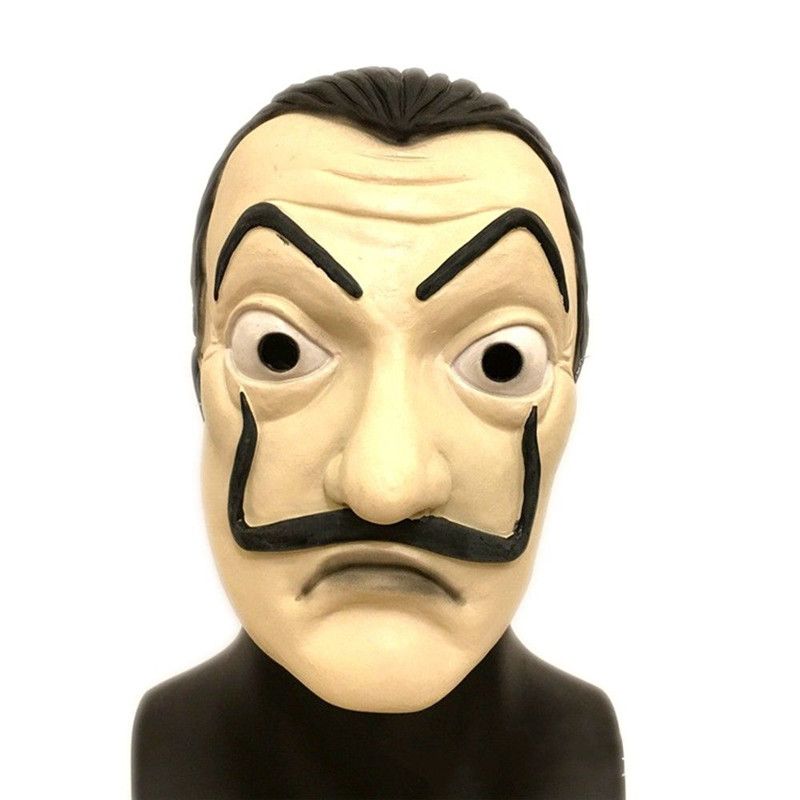Vendedor GB Salvador Dali La Casa De Papel Dinero Heist Máscara Disfraz Vendedor GB Salvador Dali La Casa De Papel Dinero Heist Máscara Disfraz