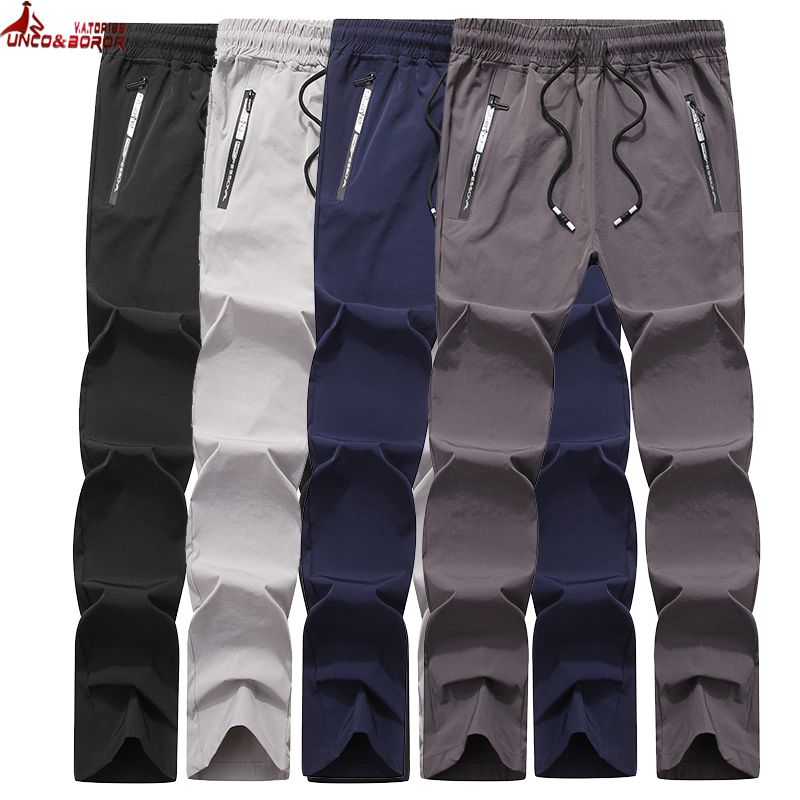 2020 Mens Thin Quick Dry Pants Summer Men Stretch Waterproof