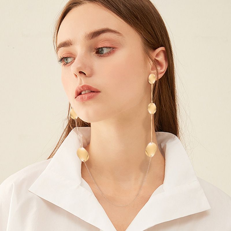 2019 TIDE SET PENDIENTES INTEGRADOS INTEGRADA PÁCHAZO LARGO COLGANTE CINCO DE LA PISTA DE