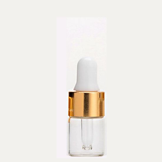 2ML Collier en or blanc caoutchouc