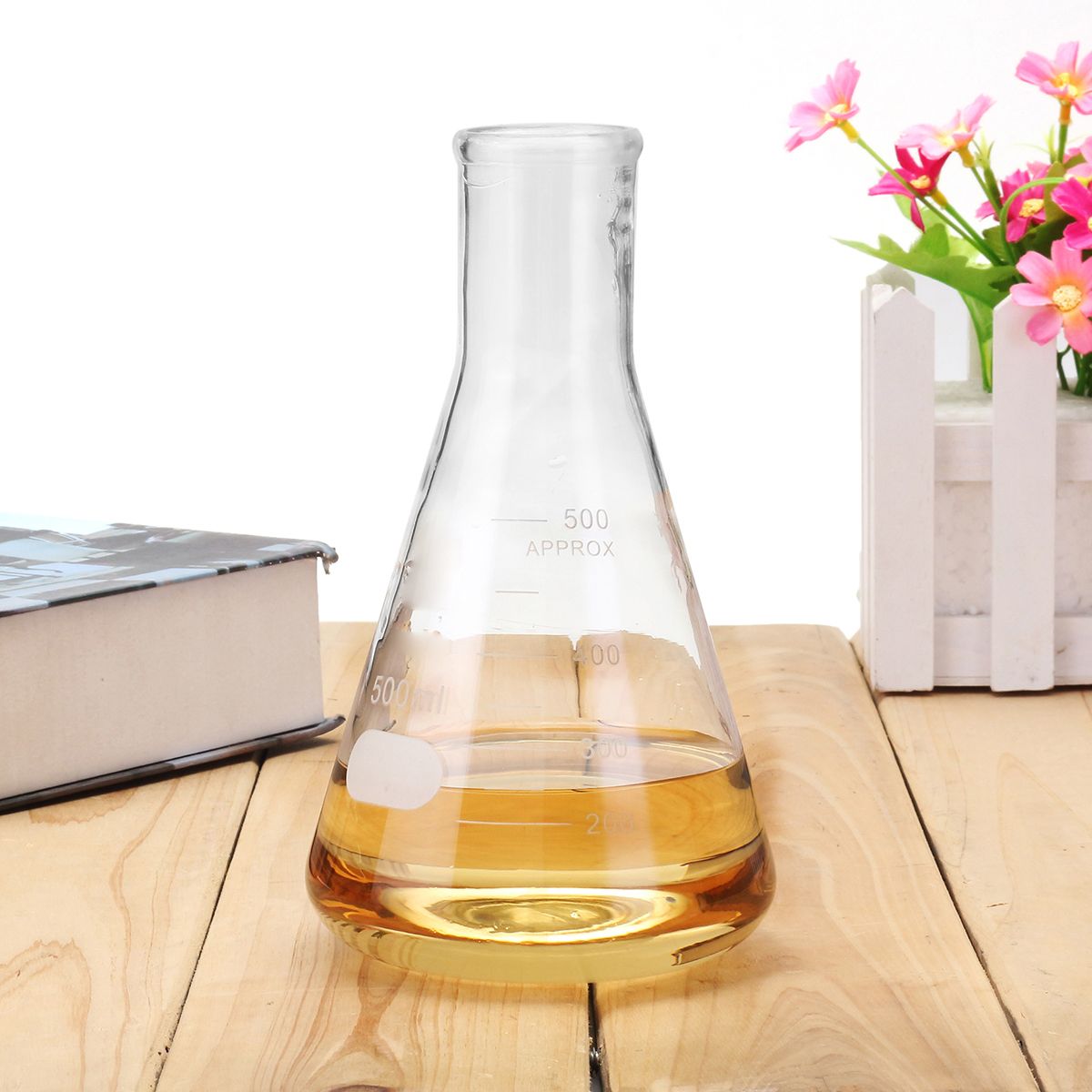 2021 500ml Conical Flask Erlenmeyer Glass Bottle Laboratory